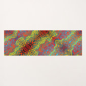 098 - Digitale Patroon Yoga Mat (Achterkant (horizontaal))