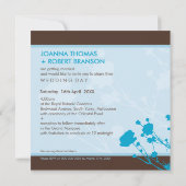 098 Sara :: BRUILOFT NODIGT weidebloemen 6SQ UIT Kaart (Achterkant)