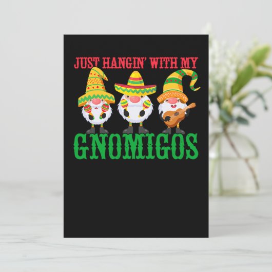 09.Cinco de Mayo, gewoon met mijn Gnomigos Gno Save The Date (Staand voorkant)