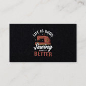 09.Het leven is goed naaien maakt het beter Visitekaartje (Voorkant)