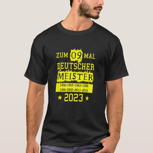 09e Kampioenschap Dortmund T-shirt (Voorkant)