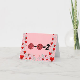 0-0-2 ik hou van het spelen van Pickleball met je  Kaart