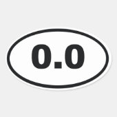 0.0 OVALE STICKER (Voorkant)