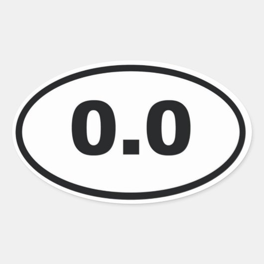 0.0 OVALE STICKER (Voorkant)