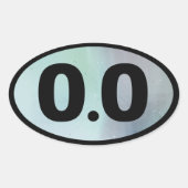 0.0 OVALE STICKER (Voorkant)