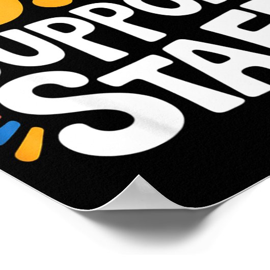 0.0 Suprt Staff Marathon Cheer Squad -  Poster (Hoek)