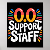 0.0 Suprt Staff Marathon Cheer Squad -  Poster (Voorkant)
