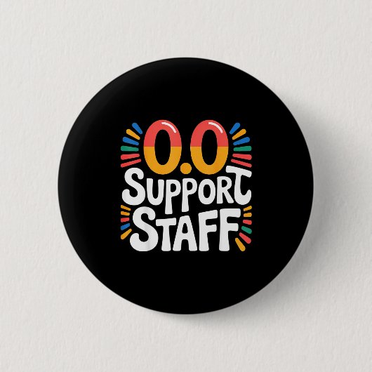 0.0 Suprt Staff Marathon Cheer Squad - Ronde Button 5,7 Cm (Voorkant)