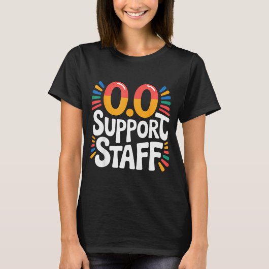 0.0 Suprt Staff Marathon Cheer Squad -  T-shirt (Voorkant)