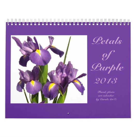 0 2013 "Petals van Paars" Kalender (Hoes)