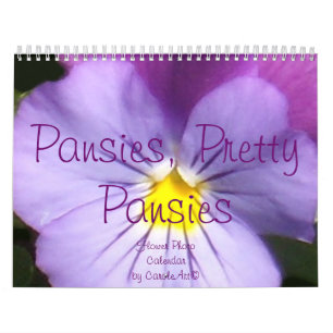0 2014 Pansies, Pansies Kalender