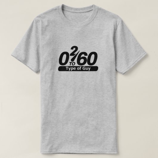 0 2 60 Type Kerel T-shirt (Design voorkant)