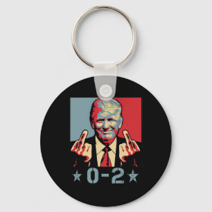 0 2 Grappig Trump 2024 Trump 2024 Win Overwinning Sleutelhanger