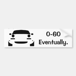 0-60 grappige miata bumpersticker