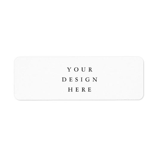0,75 inch x 2,25 inch w Return Address Labels (Voorkant)