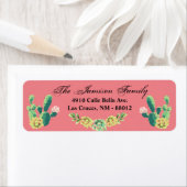 0,75 x 2,25-inch Return Address Label Bohemian Cac (Insitu)