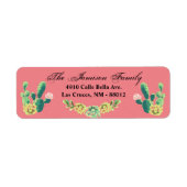 0,75 x 2,25-inch Return Address Label Bohemian Cac (Voorkant)