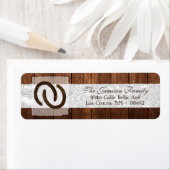 0,75 x 2,25-inch Return Address Label Hoefijzers H (Insitu)