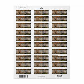 0,75 x 2,25-inch Return Address Label Hunting Deer (Full Sheet)