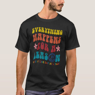 0 Alles Gebeurt Om Een Reden Mentale Gezondheid Pe T-shirt