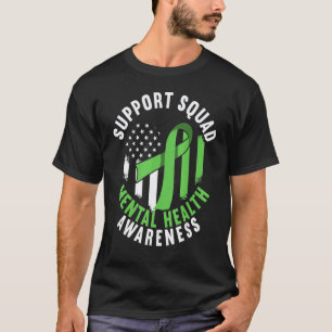 0 Bewustzijn I Steun Team I Depressie & Mentale T-shirt