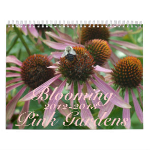 0 Blooming roze tuinen 2012-2013 Kalender