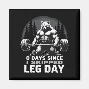 0 dagen sinds overgeslagen been-dag powerlifting b magneet