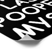 0 Days Since I Last Oped Myself, Funny, Jokes, Sar Poster (Hoek)