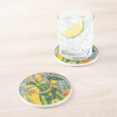 0. De pool - Thoth Tarot Zandsteen Onderzetter (Zijkant)