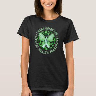 0 Draag groen voor de maand van de mentale gezondh T-shirt