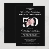 %0 en verbluffende dansschoenen zwart kaart (Voorkant / Achterkant)