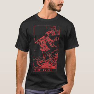 0 Fool Tarot occult Lucifer 666 Goth Blackcraf T-shirt