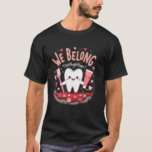 0 Grappige Tand en Pasta We Horen Samen Tandarts T-shirt