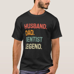 0 Grappige Tandarts Echtgenoot Vader Tandarts Lege T-shirt