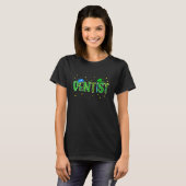 0 Grappige Tandarts Vacatures St Patrick Dag Lui T-shirt (Voorkant volledig)