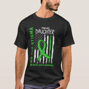 0 Groen Lint Mentale Gezondheidsbewustzijn Items D T-shirt