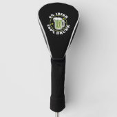 0 Iers 100 Drink Groen Bier Grappig St Patrick s Golfheadcover (Voorkant)