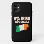 0% Iers 100% Kissable Case-Mate iPhone Case (Achterkant)