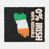 0% Iers 100% Kissable Fleece Deken (Voorkant (Horizontaal))