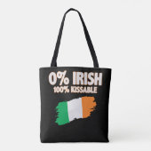 0% Iers 100% Kissable Tote Bag (Achterkant)