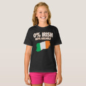 0% Iers 100% Kustbaar T-shirt (Voorkant volledig)