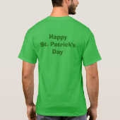0% Iers hier voor bier T-shirt (Achterkant)