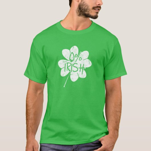 0% Iers T-shirt (Voorkant)