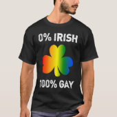 0 Ierse 100 Gay St Saint Patrick's Day T-shirt (Voorkant)