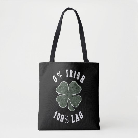 0 Ierse 100 Loa Shamrock Tote Bag (Voorkant)