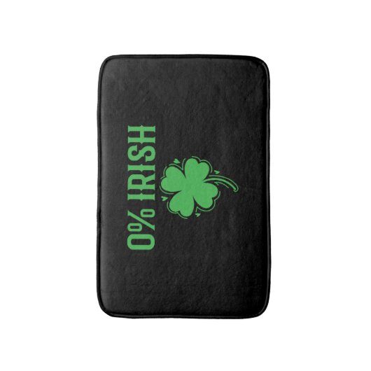 0 Ierse St. Patricks Dag Badmat (Voorkant Verticaal)