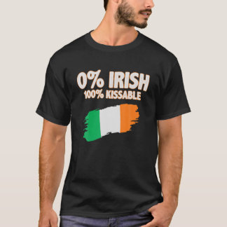 0 % Ierse vlag 100 % Ierse vlag Pa Kissable Irish  T-shirt
