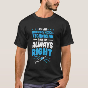 0 Ik ben een ontwerp voor een spoedeisende medisch T-shirt