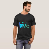 0 Ik hou van mijn tandarts T-shirt (Voorkant volledig)