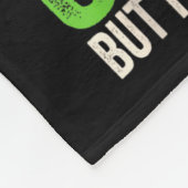 0% Irish 100% Black -funny St. Patricks Day Black  Fleece Deken (Hoek)